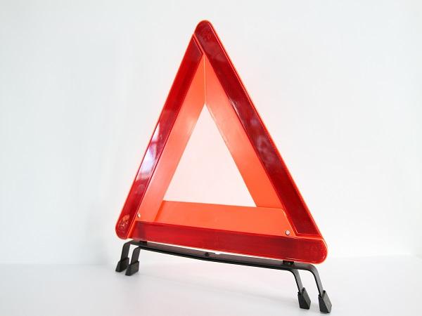 Police triangle plates